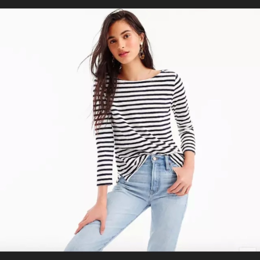 J Crew Striped Tee Shirt